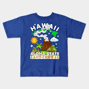 Kawaii Aloha Hawaii Kids T-Shirt